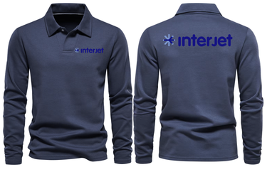 INTERJET LONG SLEEVE POLO